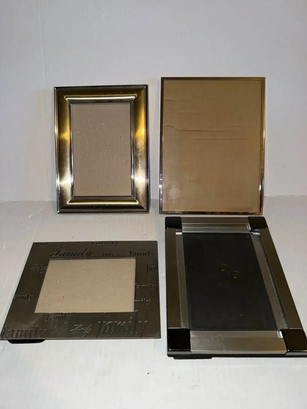 Set of 4 Metal Picture Frames